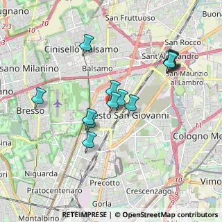 Mappa Via Risorgimento, 20099 Sesto San Giovanni MI, Italia (1.72786)