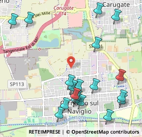 Mappa Via Vittorio Bachelet, 20063 Cernusco sul Naviglio MI, Italia (1.237)