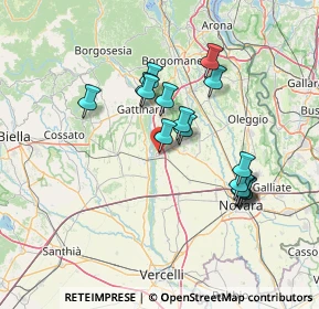 Mappa Via Dante, 28064 Carpignano Sesia NO, Italia (12.58313)