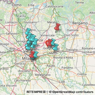 Mappa 20041 Bussero MI, Italia (11.85)