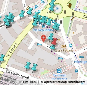 Mappa Piazza della Repubblica, 25126 Brescia BS, Italia (0.06538)
