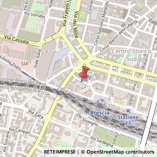 Mappa Vicolo della Stazione, 11, 25122 Brescia, Brescia (Lombardia)