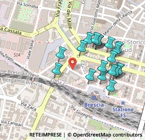 Mappa Piazza della Repubblica, 25126 Brescia BS, Italia (0.221)