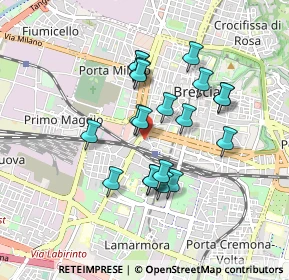 Mappa Piazza della Repubblica, 25122 Brescia BS, Italia (0.736)