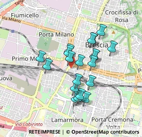 Mappa Piazza della Repubblica, 25122 Brescia BS, Italia (0.705)