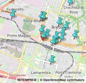 Mappa Piazzale della Repubblica, 25126 Brescia BS, Italia (0.87059)