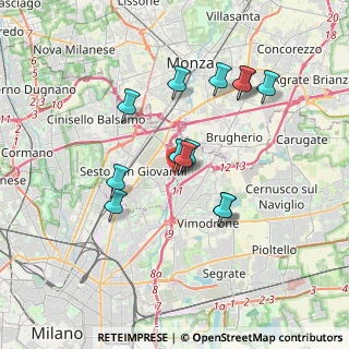Mappa Via Bilbao, 20099 Sesto San Giovanni MI, Italia (3.16077)