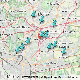 Mappa Via Bilbao, 20099 Sesto San Giovanni MI, Italia (3.58727)