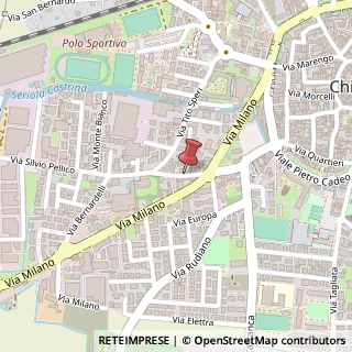 Mappa Via Silvio Pellico,  5, 25032 Chiari, Brescia (Lombardia)
