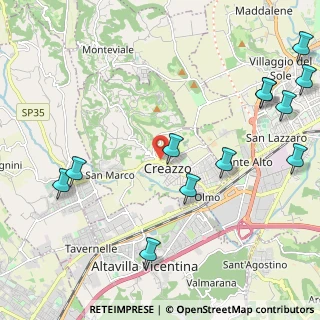 Mappa Viale Risorgimento, 36051 Creazzo VI, Italia (2.7775)