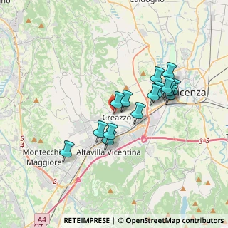 Mappa Viale Risorgimento, 36051 Creazzo VI, Italia (3.02467)