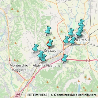 Mappa Viale Risorgimento, 36051 Creazzo VI, Italia (3.68462)