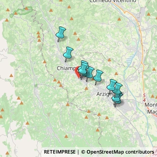 Mappa Via Lago di Alleghe, 36072 Chiampo VI, Italia (2.63364)