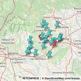 Mappa Via Lago di Alleghe, 36072 Chiampo VI, Italia (11.389)