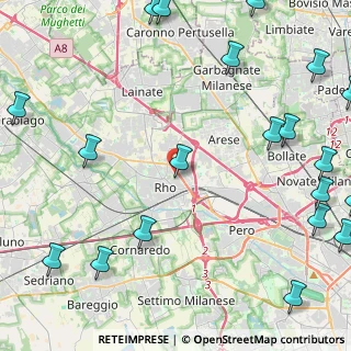 Mappa Via Bersaglio, 20017 Rho MI, Italia (6.7525)