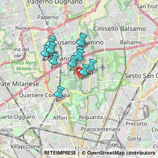 Mappa Via Seveso, 20091 Bresso MI, Italia (1.38769)