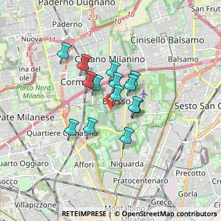 Mappa Via Seveso, 20091 Bresso MI, Italia (1.22143)