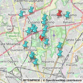 Mappa Via Seveso, 20091 Bresso MI, Italia (1.97167)