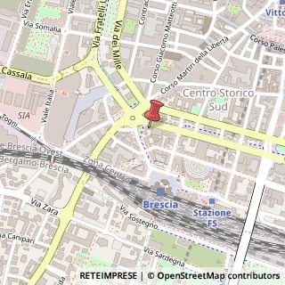 Mappa Via XX Settembre, 2/F, 25122 Brescia, Brescia (Lombardia)