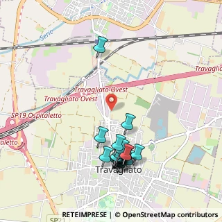 Mappa Via Santella Valverde, 25039 Travagliato BS, Italia (1.052)