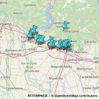 Mappa Via Santella Valverde, 25039 Travagliato BS, Italia (9.903)