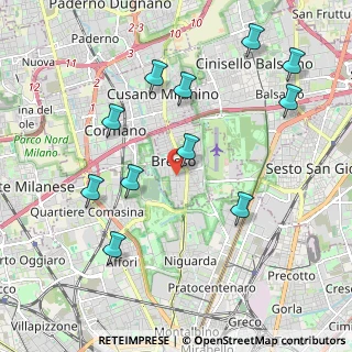 Mappa Vicolo Isetta, 20091 Bresso MI, Italia (2.18545)