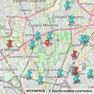 Mappa Vicolo Isetta, 20091 Bresso MI, Italia (3.10176)