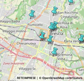 Mappa Via Dalmazia, 25126 Brescia BS, Italia (2.01091)