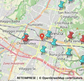 Mappa Via Dalmazia, 25126 Brescia BS, Italia (2.61167)