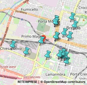 Mappa Via Dalmazia, 25126 Brescia BS, Italia (0.989)