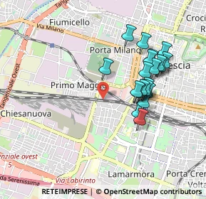 Mappa Via Dalmazia, 25126 Brescia BS, Italia (0.87)