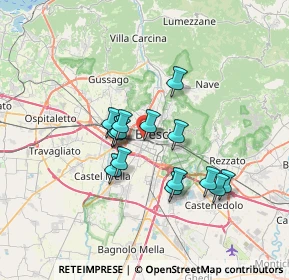 Mappa Via Dalmazia, 25126 Brescia BS, Italia (5.41867)