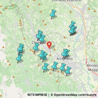 Mappa SP43, 36072 Chiampo VI, Italia (3.9625)