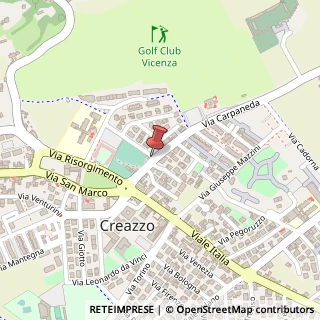 Mappa Via Alessandro Manzoni, 16, 36051 Creazzo, Vicenza (Veneto)