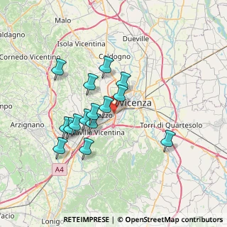 Mappa Strada Regionale 11 Fronte Civico, 36100 Vicenza VI, Italia (6.24467)