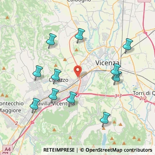Mappa Strada Regionale 11 Fronte Civico, 36100 Vicenza VI, Italia (4.52636)