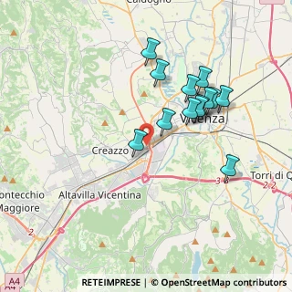 Mappa Strada Regionale 11 Fronte Civico, 36100 Vicenza VI, Italia (3.39154)