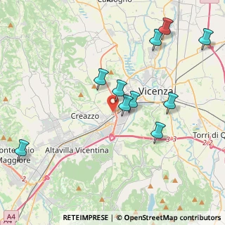 Mappa Strada Regionale 11 Fronte Civico, 36100 Vicenza VI, Italia (4.53909)