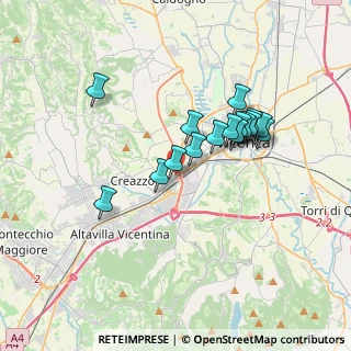 Mappa Strada Regionale 11 Fronte Civico, 36100 Vicenza VI, Italia (2.96938)
