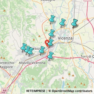Mappa Strada Regionale 11 Fronte Civico, 36100 Vicenza VI, Italia (3.56182)