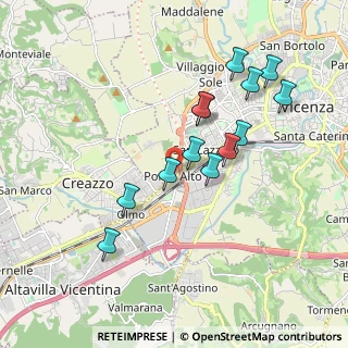 Mappa Strada Regionale 11 Fronte Civico, 36100 Vicenza VI, Italia (1.74308)