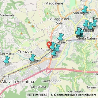 Mappa Strada Regionale 11 Fronte Civico, 36100 Vicenza VI, Italia (2.53333)