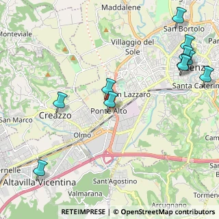 Mappa Strada Regionale 11 Fronte Civico, 36100 Vicenza VI, Italia (2.79364)