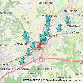 Mappa Strada Regionale 11 Fronte Civico, 36100 Vicenza VI, Italia (1.49714)