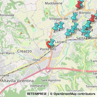 Mappa Strada Regionale 11 Fronte Civico, 36100 Vicenza VI, Italia (2.99733)