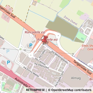 Mappa Via dell'Artigianato, 19, 25030 Roncadelle BS, Italia, 25030 Roncadelle, Brescia (Lombardia)