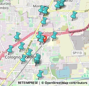 Mappa Cologno Nord, 20093 Cologno Monzese MI, Italia (1.1285)