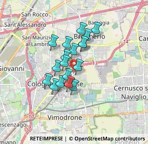 Mappa Cologno Nord, 20093 Cologno Monzese MI, Italia (1.18222)