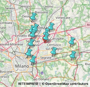 Mappa Cologno Nord, 20093 Cologno Monzese MI, Italia (5.97923)