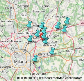 Mappa Cologno Nord, 20093 Cologno Monzese MI, Italia (5.19)